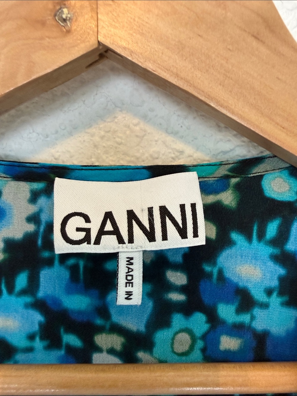Perfect Ganni floral wrap midi dress 36 - Picture 7 of 8